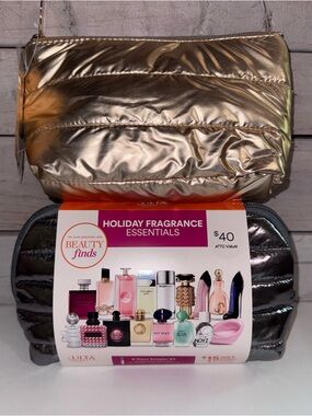 ULTA Beauty 14-Piece Holiday Fragrance Bundle & Fall Beauty Bag NWT